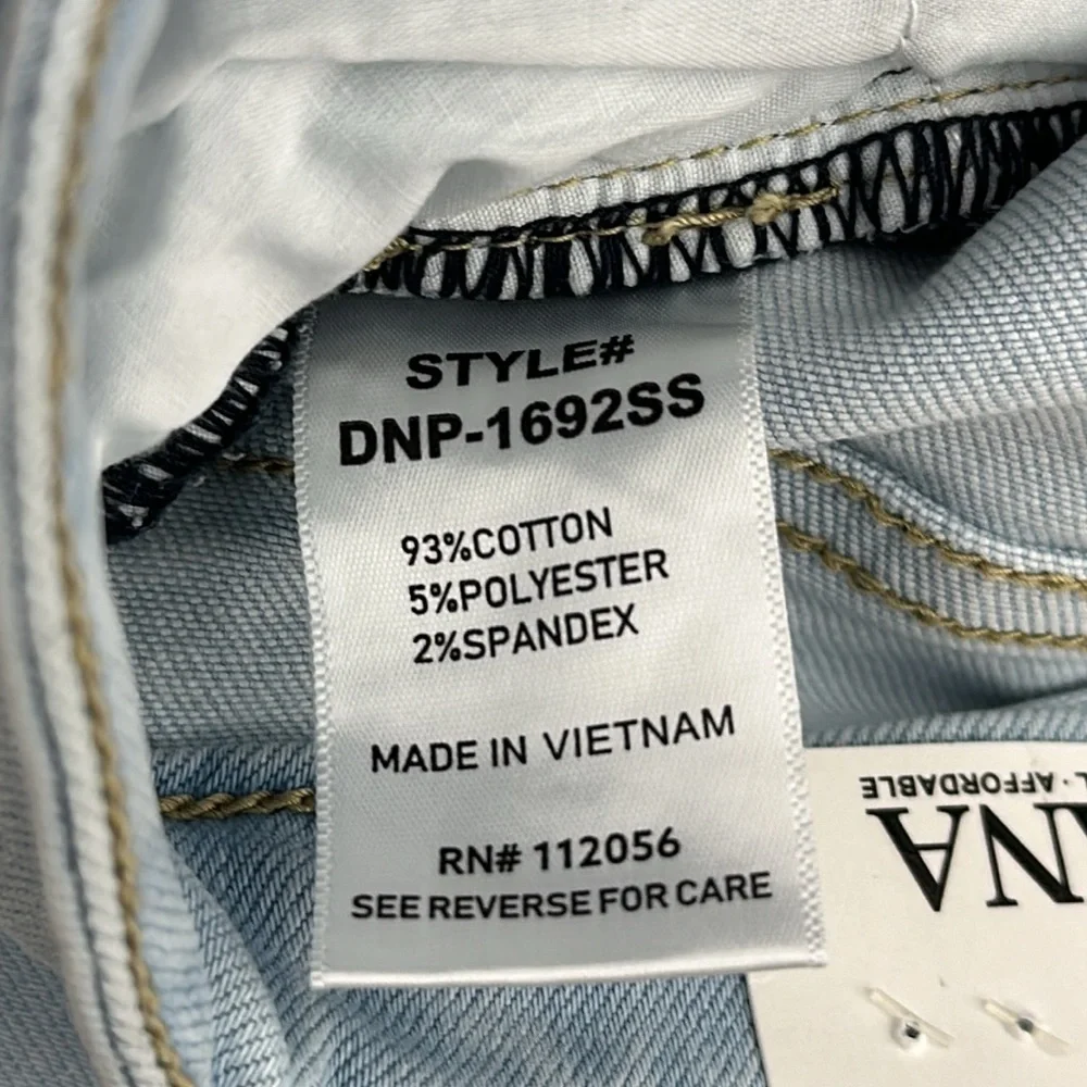 Distressed Super Light Wash Skinny Zenana Denim Pants